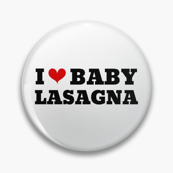 Item preview, I Love Baby Lasagna (Eurovision 2024) designed and sold by humnoo.