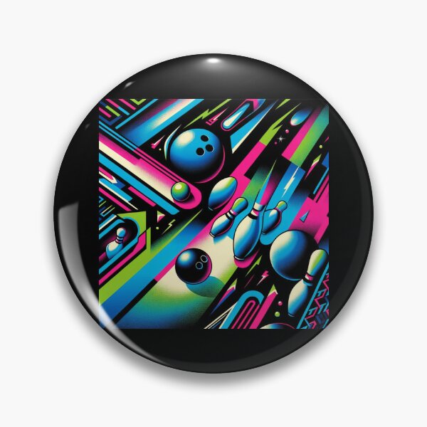 Item preview, Bowling Alley Carpet: Fun and Quirky T-shirt Design designed and sold by Gatsbird Design.