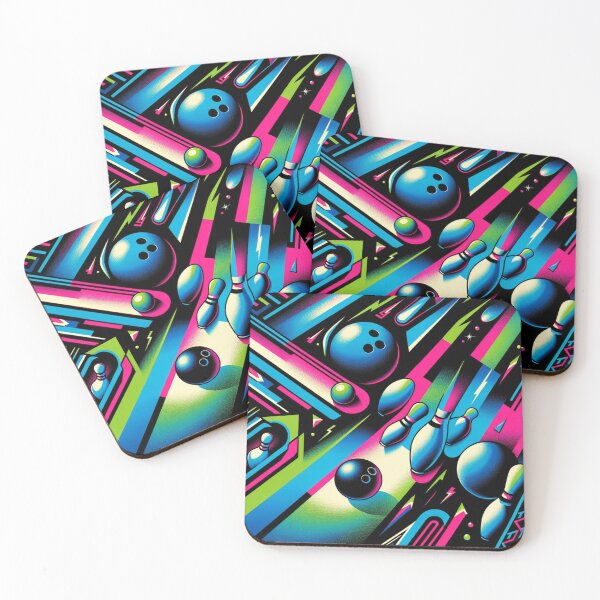 Item preview, Bowling Alley Carpet: Fun and Quirky T-shirt Design designed and sold by Gatsbird Design.