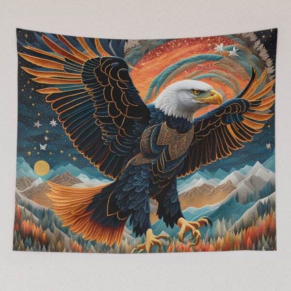 Item preview, Embroidery Art - The Magnificent Eagle designed and sold by TWNightingale.
