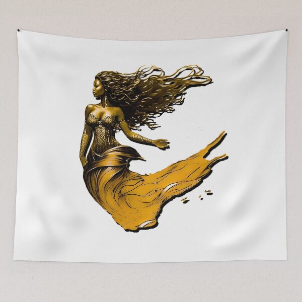 Item preview, Black Mermaid designed and sold by OnlyClassicArt.