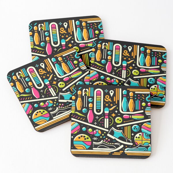 Item preview, Bowling Alley Carpet Design: Strike a Style Statement on Your T-shirt designed and sold by Gatsbird Design.