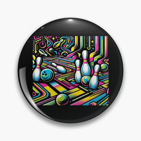Item preview, Bowling Alley Carpet Design for Eye-Catching T-Shirts designed and sold by Gatsbird Design.