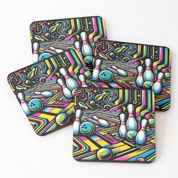 Item preview, Bowling Alley Carpet Design for Eye-Catching T-Shirts designed and sold by Gatsbird Design.