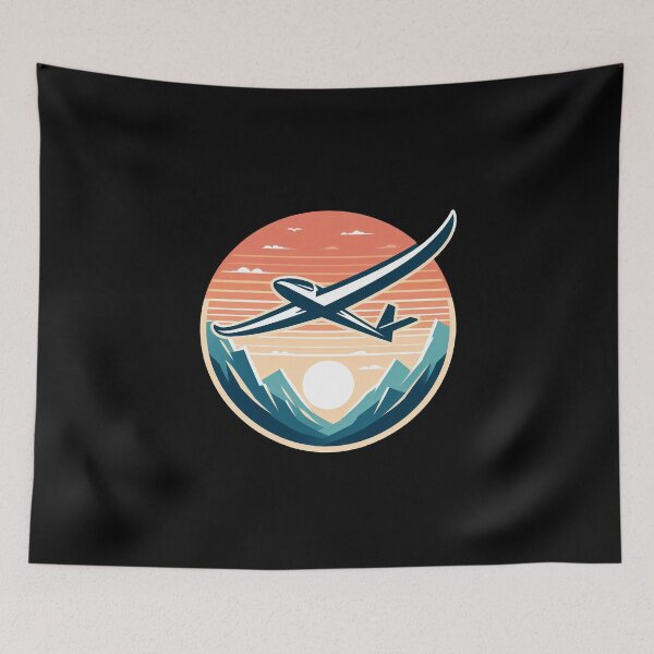 Item preview, Glider Sailplane Biplane  designed and sold by These_Prints.