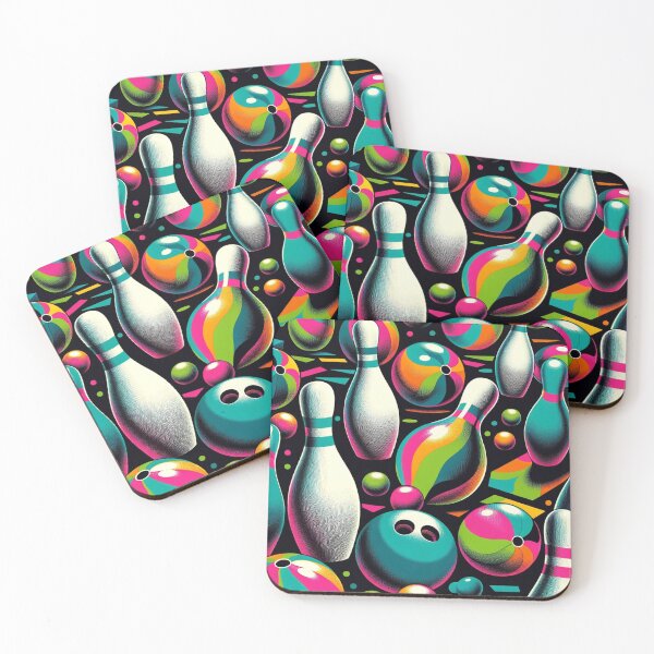 Item preview, Bowling Alley Carpet Design: Vibrant and Retro Print for T-Shirts designed and sold by Gatsbird Design.