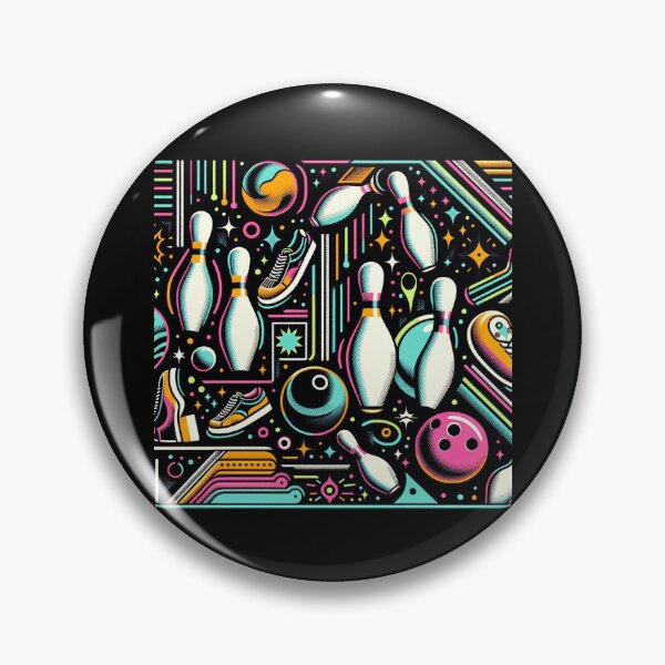 Item preview, Bowling Alley Carpet - Funky Retro Design for T-Shirts designed and sold by Gatsbird Design.