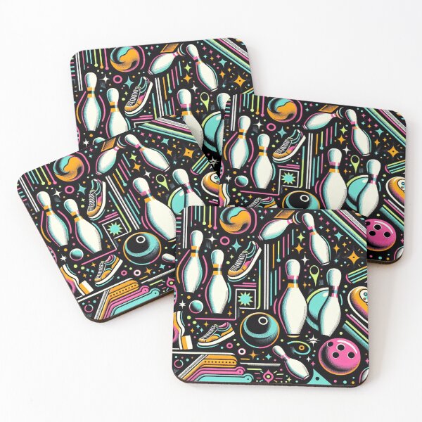 Item preview, Bowling Alley Carpet - Funky Retro Design for T-Shirts designed and sold by Gatsbird Design.