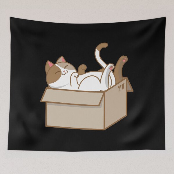 Item preview, How to Chill Like a Cat, With Cat In Box Life Is Sweet designed and sold by Miumed.