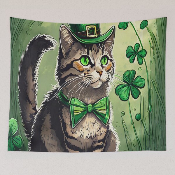 Item preview, high-quality t-shirt with a Saint Patrick's Day print designed and sold by creatives321.