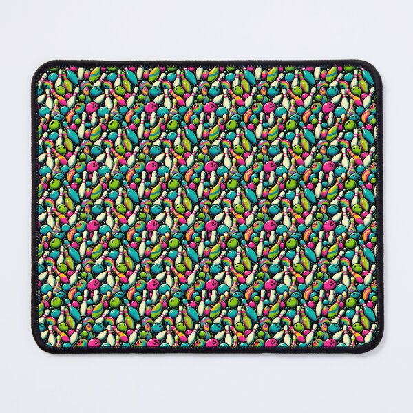 Item preview, Bowling Alley Carpet Design - Unique and Stylish T-shirt Graphics designed and sold by Gatsbird Design.