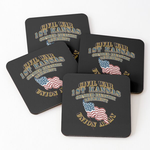 Item preview, Civil War - 1st Kansas Colored Infantry Regiment - USA X 300 designed and sold by Military Insignia Products.