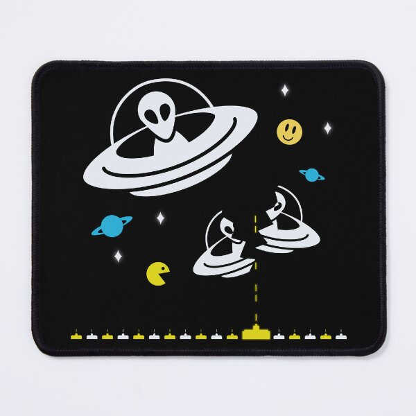 Item preview, Space invader arcade fighting flying saucers and aliens designed and sold by Webstudio 2Amigos.