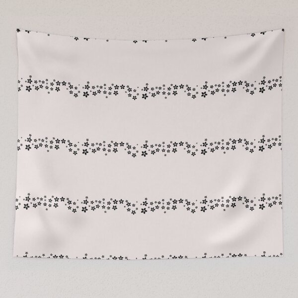 Item preview,  Tiny Black Flowers ; Pattern designed and sold by PatternInArt.
