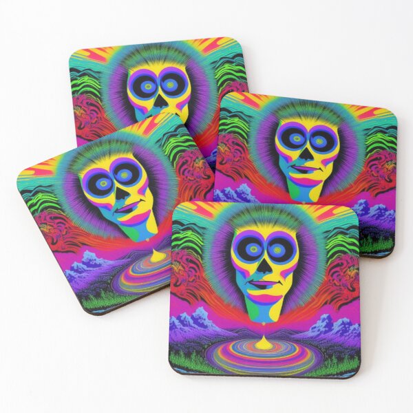 Item preview, Vintage Colorful Trippy Psychedelic Art designed and sold by TheDarkWardrobe.
