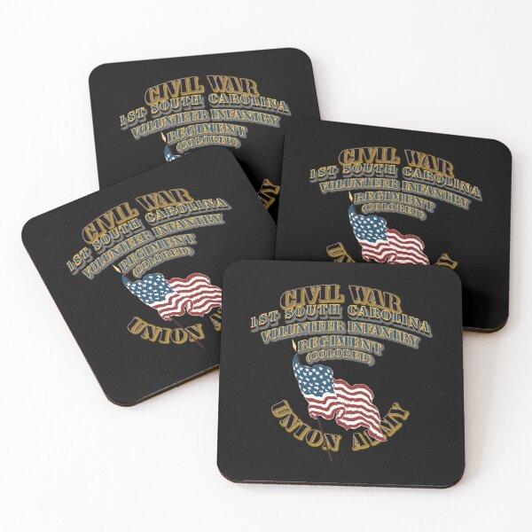 Item preview, Civil War - 1st South Carolina Volunteer Infantry Regiment (Colored) - USA X 300 designed and sold by Military Insignia Products.