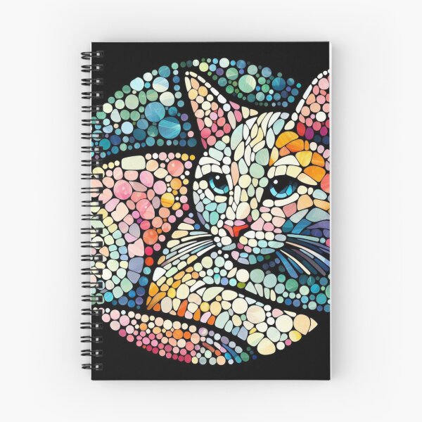 Aperçu de l'œuvre mosaïque de chat créée et vendue par LadyAiny.