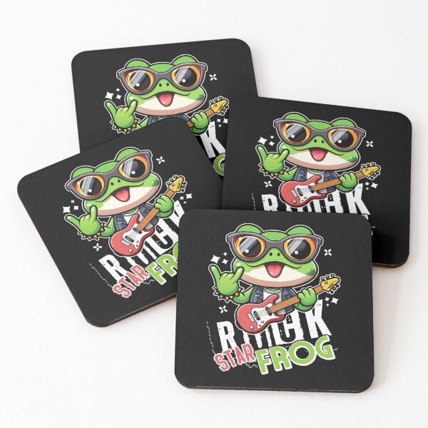 Item preview, Rock frog, frog rock, rockstar frog, rocker froggy designed and sold by antcpjr682.