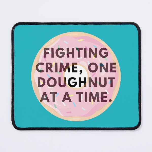 Item preview, Combating Crime Deliciously One Doughnut Bite at Once designed and sold by ArtComixHaven.