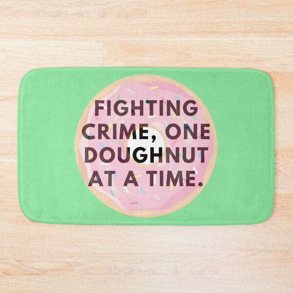 Item preview, Combating Crime Deliciously One Doughnut Bite at Once designed and sold by ArtComixHaven.