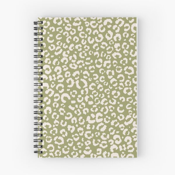 Item preview, Sketchy Leopard Print - Eggshell on Avocado Green designed and sold by Megs Lang.