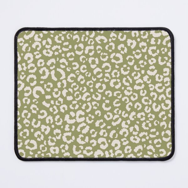Item preview, Sketchy Leopard Print - Eggshell on Avocado Green designed and sold by Megs Lang.