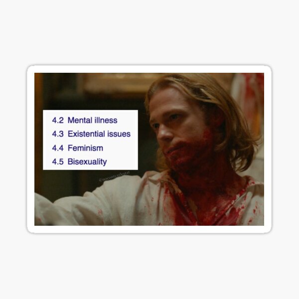 Item preview, Lestat - Meme 3 designed and sold by nocontextlestat.