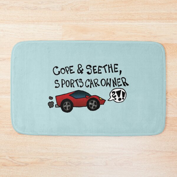 Item preview, Cope And Seethe Sports Car Owner / Automotive Decal Bumper Sticker designed and sold by Graograman.