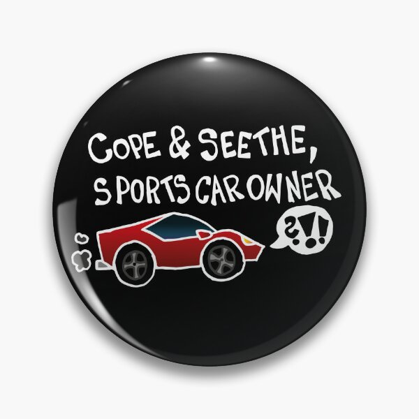 Item preview, Cope And Seethe Sports Car Owner (White) designed and sold by Graograman.