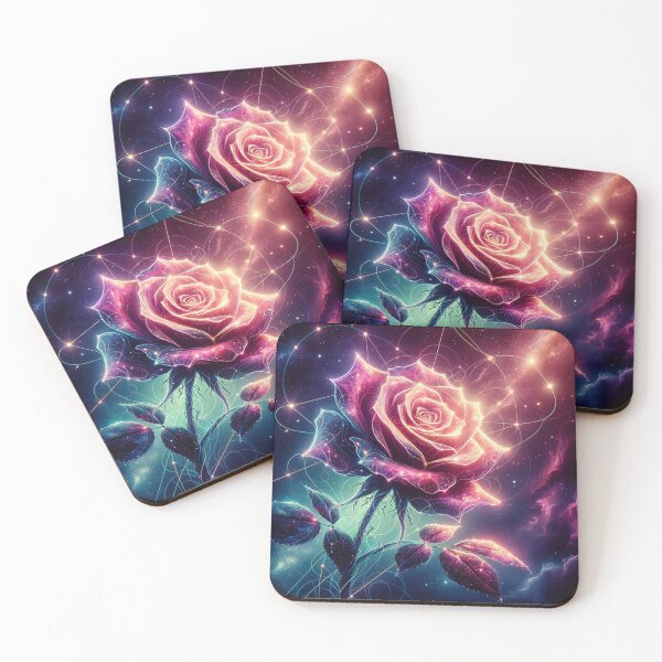 Item preview, Neon Cosmic Rose designed and sold by T-NeonSt.