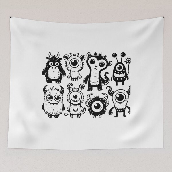 Item preview, Different Monsters | T-Shirt designed and sold by NicolasGlowArt.