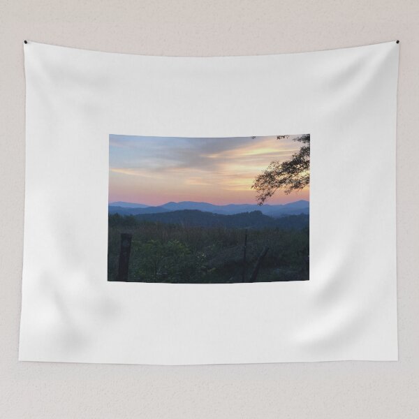 Item preview, Blue Ridge Mountains Sunset designed and sold by Monica Parsons.
