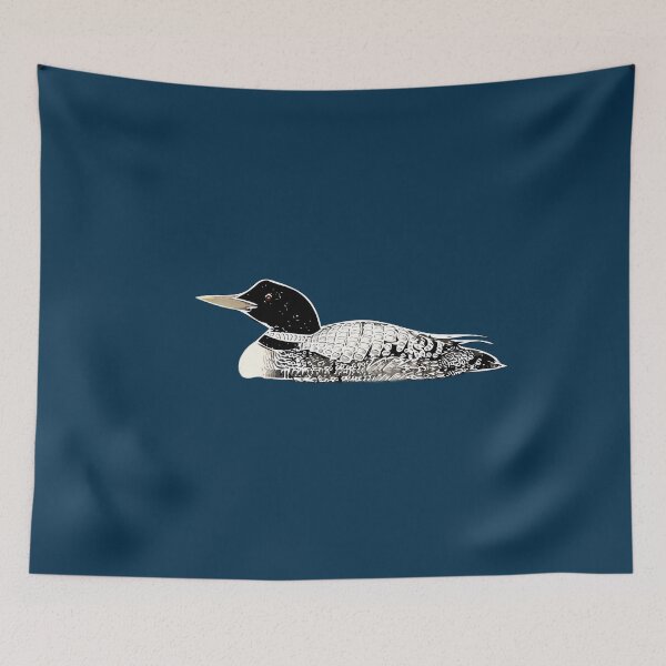 Item preview, Diseño alternativo blanco de colimbo de pico amarillo designed and sold by designsasstultd.