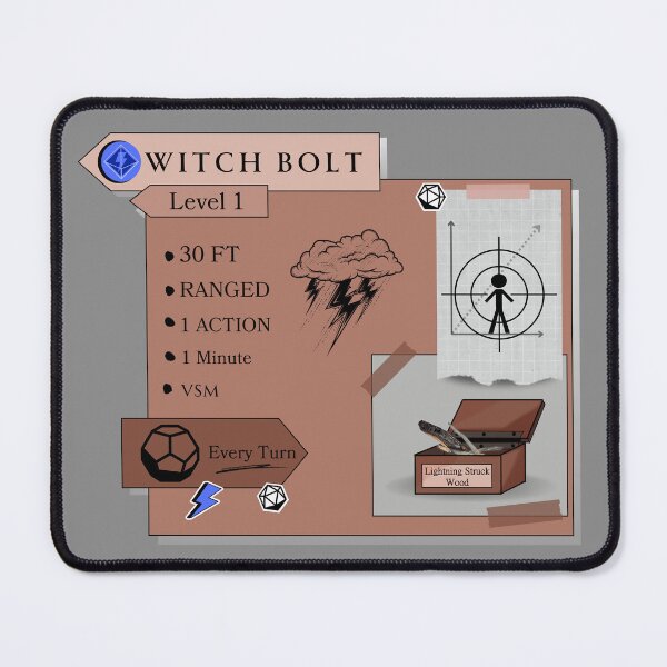 Item preview, Witch Bolt designed and sold by Marissa Brown.