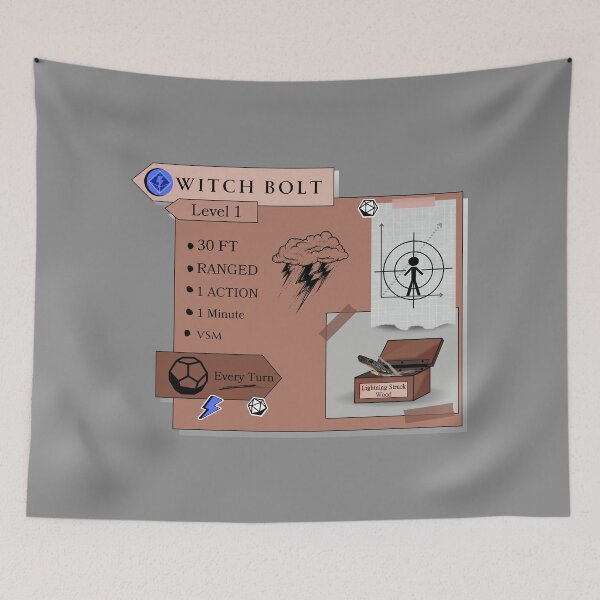Item preview, Witch Bolt designed and sold by Marissa Brown.