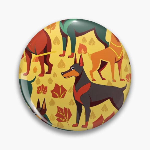 Item preview, Sleek and Regal: The Remarkable Doberman Design Pattern designed and sold by Rosa Elena Albornoz Mendez.