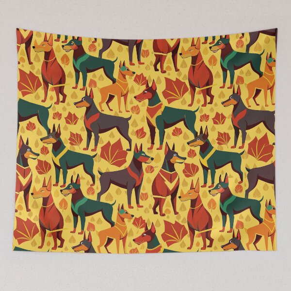 Item preview, Sleek and Regal: The Remarkable Doberman Design Pattern designed and sold by Rosa Elena Albornoz Mendez.