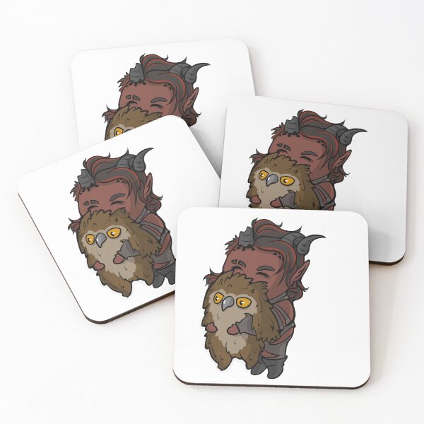 Item preview, Cute Karlach with Owl Bear | Baldurs Gate 3 | BG3 | DND designed and sold by SquirkyShop.