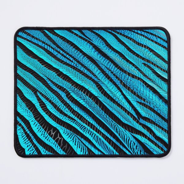 Item preview, Abstract Blue Zebra Skin Pattern designed and sold by TheArtOfPat.