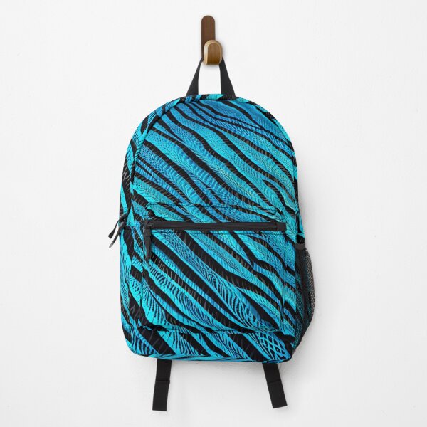 Item preview, Abstract Blue Zebra Skin Pattern designed and sold by TheArtOfPat.