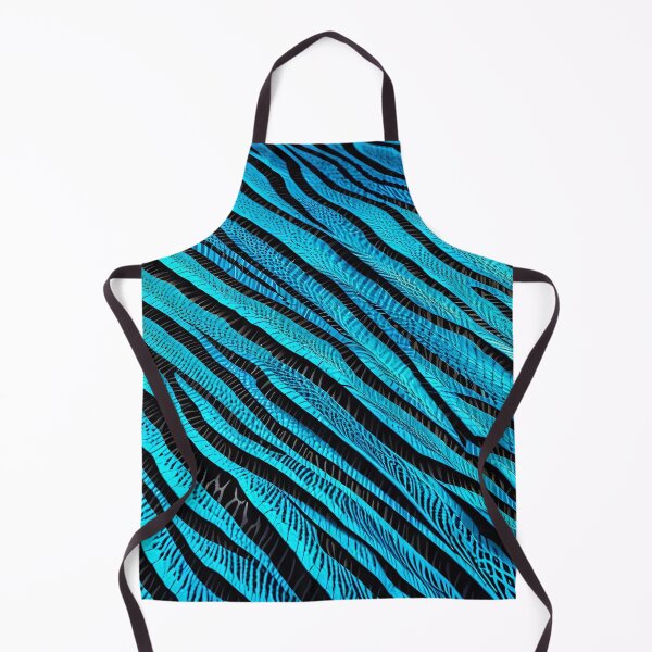 Item preview, Abstract Blue Zebra Skin Pattern designed and sold by TheArtOfPat.