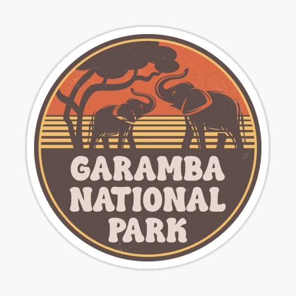 Item preview, Garamba National Park Vintage Savanna Graphic designed and sold by CynthiaGraphics.