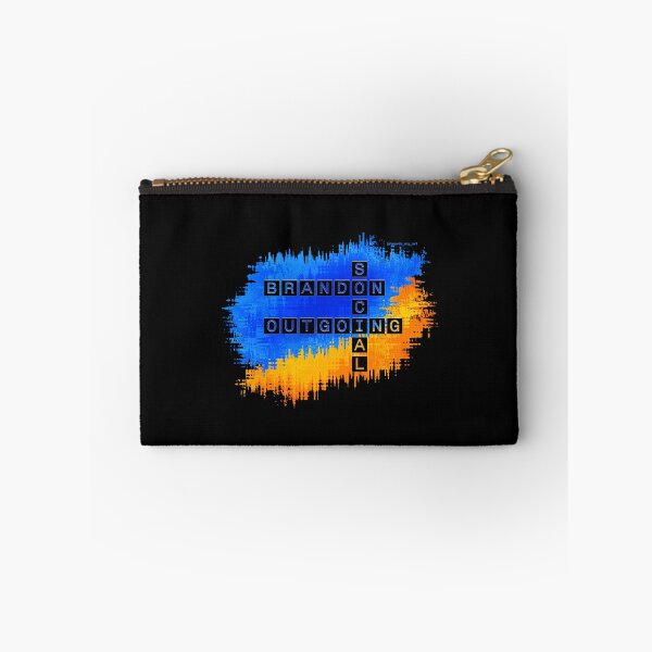 Item preview, Brandon Social and Outgoing Crossword, Blue Yellow designed and sold by words-my-art.