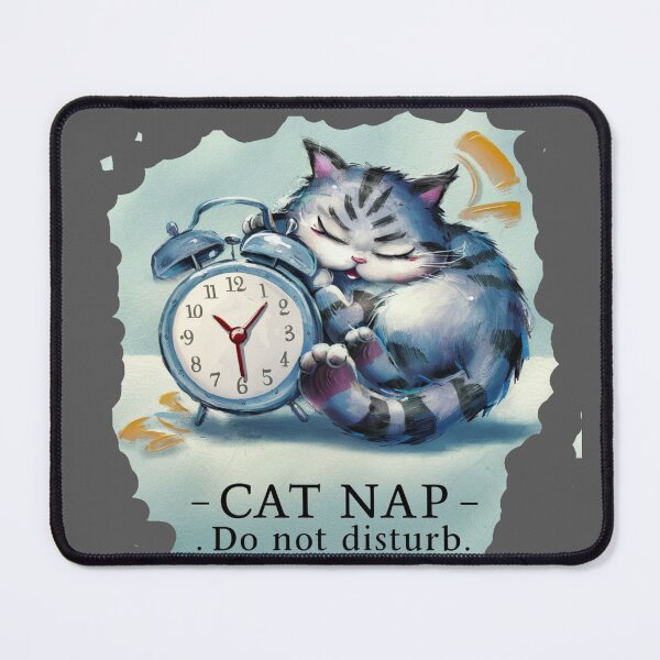Item preview, tabby cat takes a nap, do not disturb designed and sold by Lunaawga.