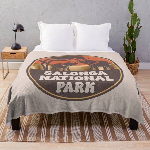 Item preview, Salonga National Park Vintage Savanna Graphic designed and sold by CynthiaGraphics.