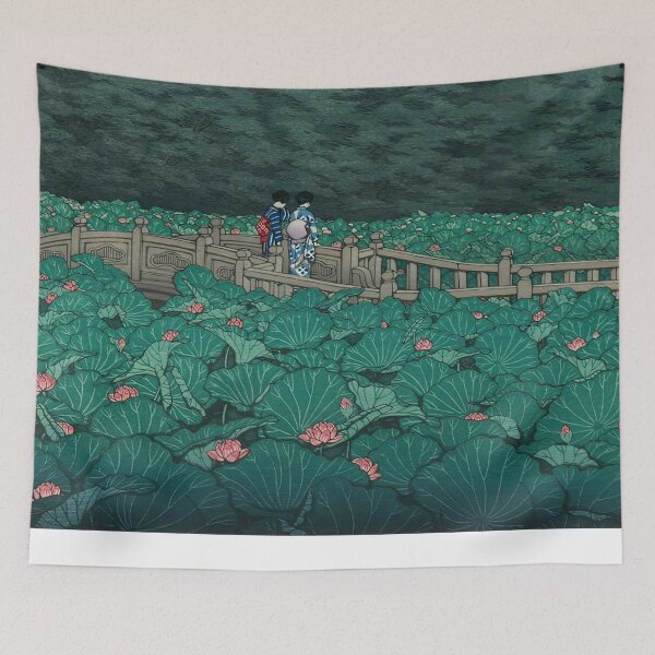 Item preview, Shiba Benten Pond  Hasui Kawase  designed and sold by TeeARTHY.