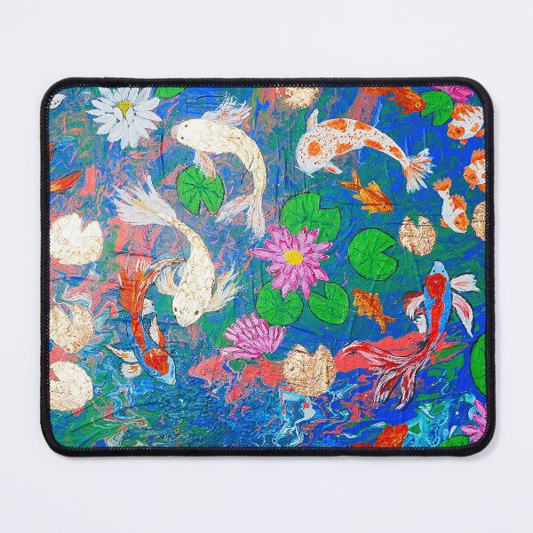 Item preview, Beautiful Koi Fish and Waterlilies  designed and sold by Casimirasart.