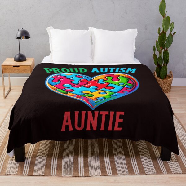 Item preview, Proud Autism Auntie Heart  designed and sold by elynne9.