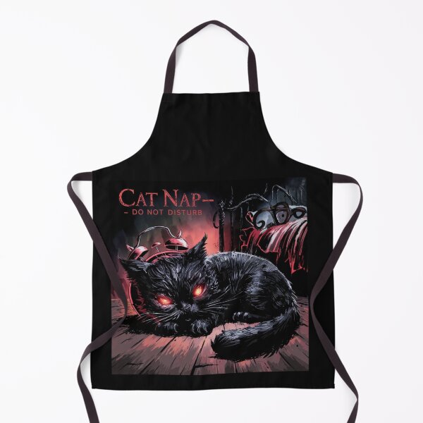 Item preview, angry black cat takes a nap designed and sold by Lunaawga.