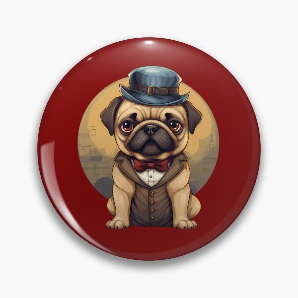 Item preview, Dapper Pug designed and sold by ghastlygraphix.